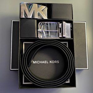 Michael Kors Men's 4-In-1 Reversible Belt Box Set